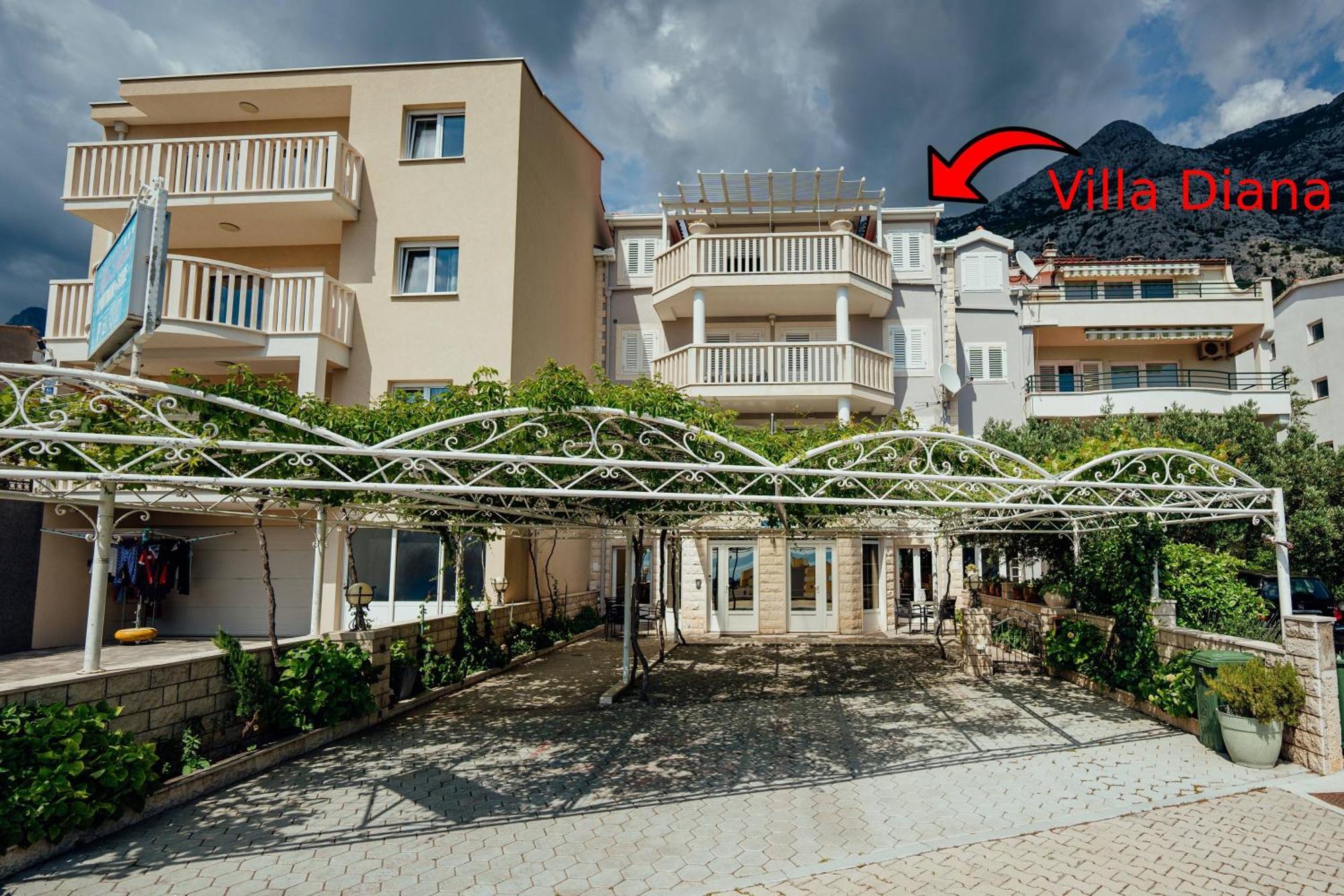 Guesthouse Villa Diana Makarska Exterior foto